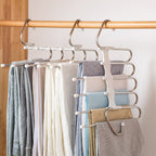 5 In 1 Multi-functional Stainless Steel Clothes Hangers