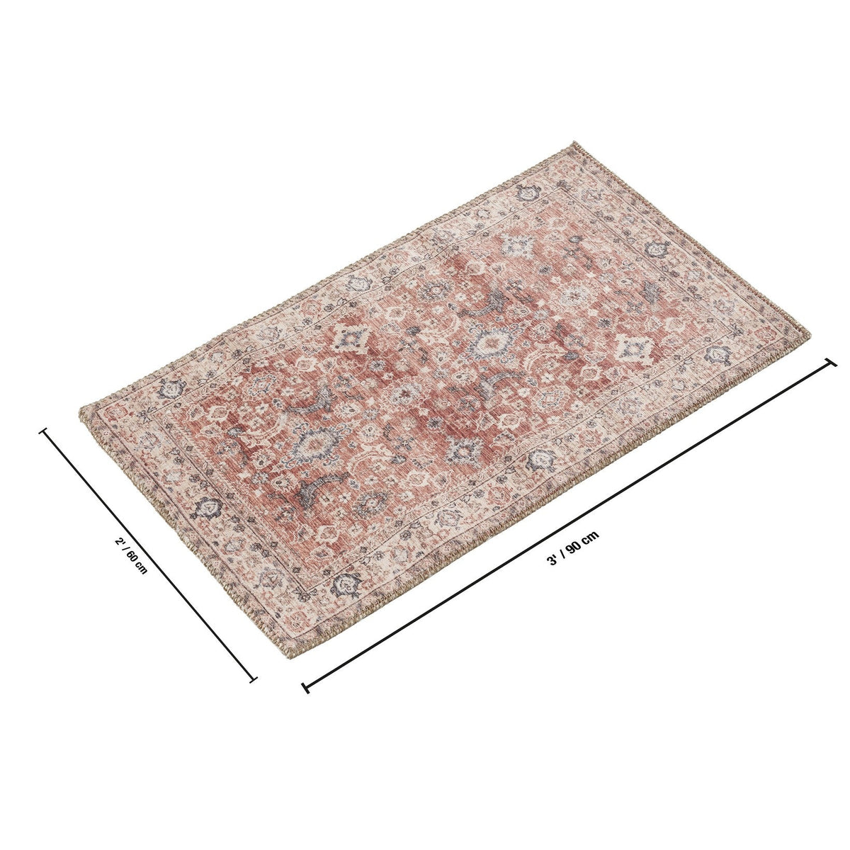 Majestic Area Rug with Traditional Design - 24" x 36" - Polyester