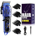 High-Power Pet Clipper With Transparent Shell & Digital Display