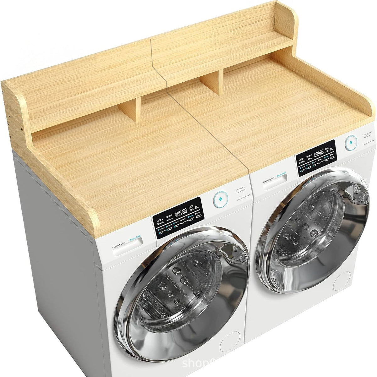 Washer Dryer Countertop with Non-slip Pads - Oak HouseOfZazla