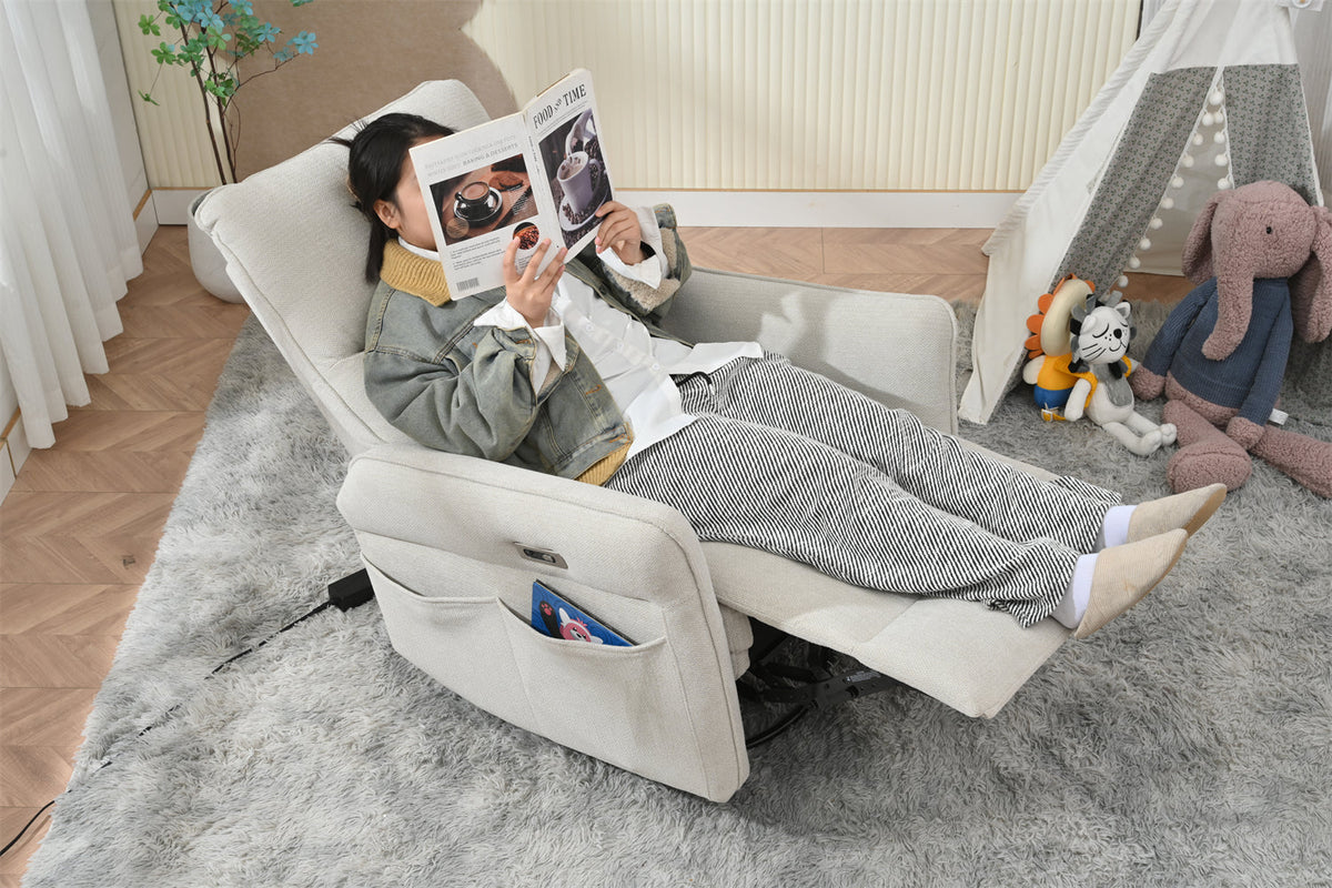 270° Power Swivel Rocker Recliner Chair
