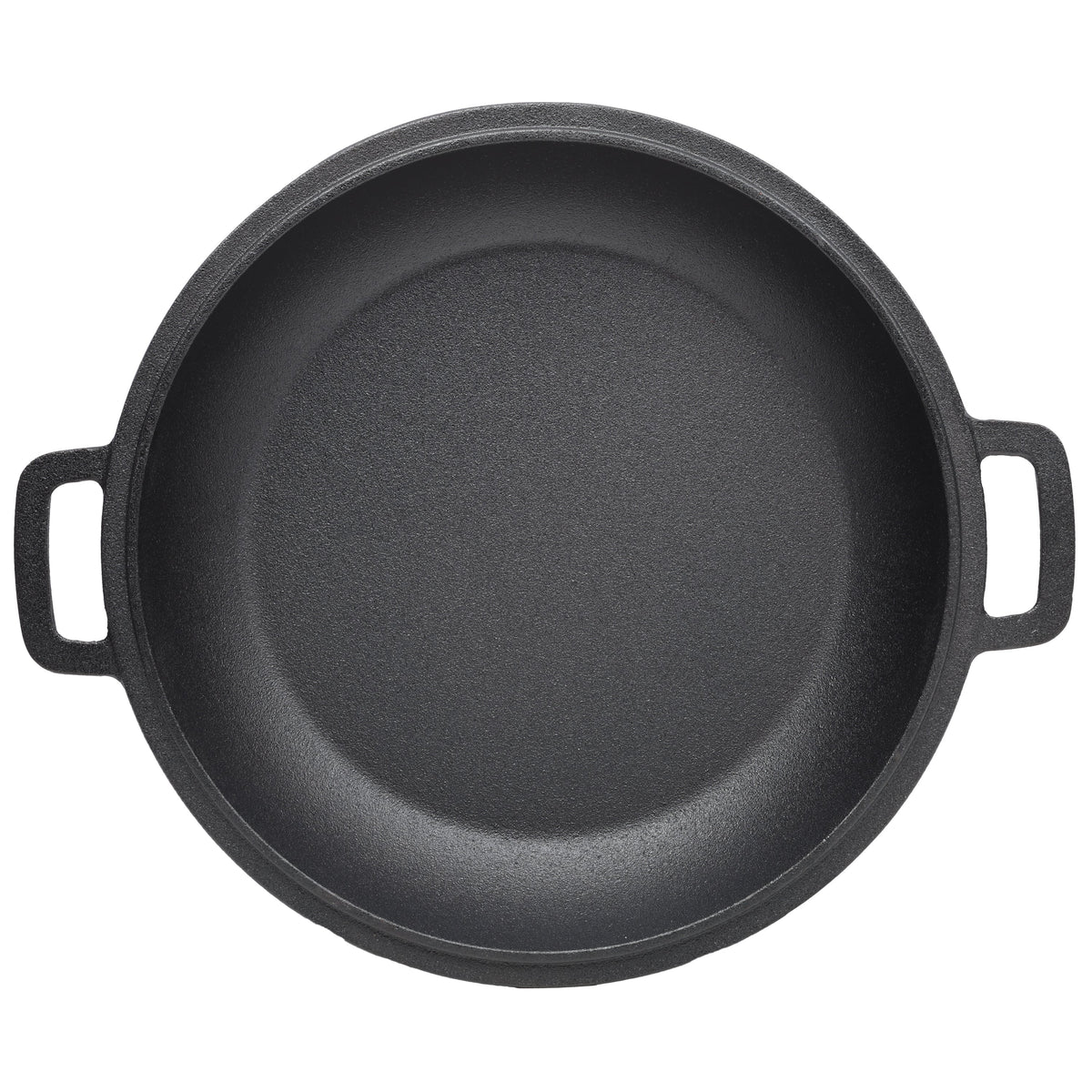 2 in 1 Pre-Seasoned Cast Iron Dutch Oven
