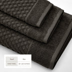 Cotton Diamond Waffle Weave Bath Towel Set - Grayson Collection