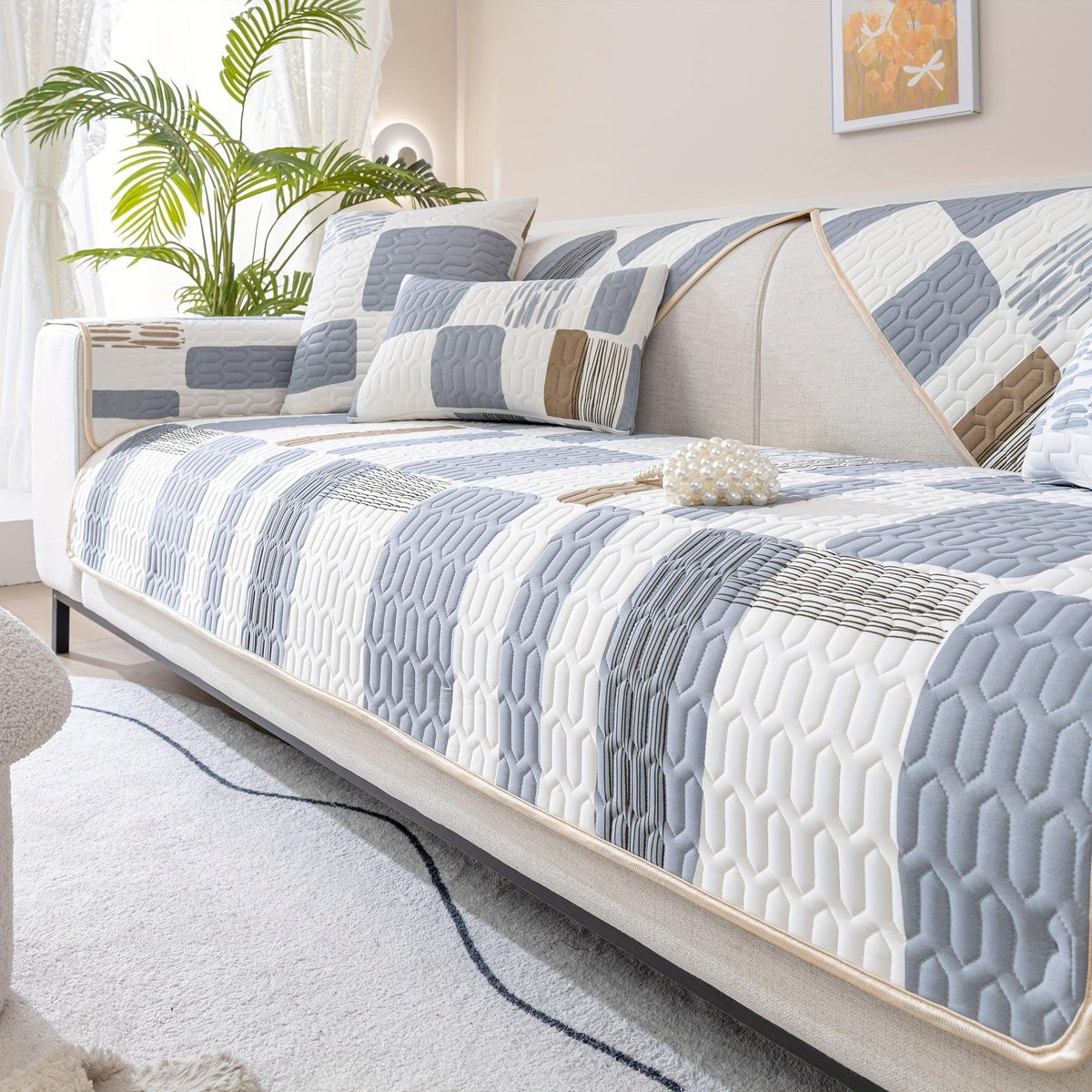Cooling Ice Silk Dog Proof Couch Cover - Protect Your Sofa in Style