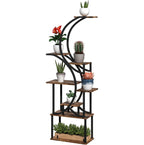 S-Shaped Plant Stand - 8 Tier Plant Shelf for Multiple Plants