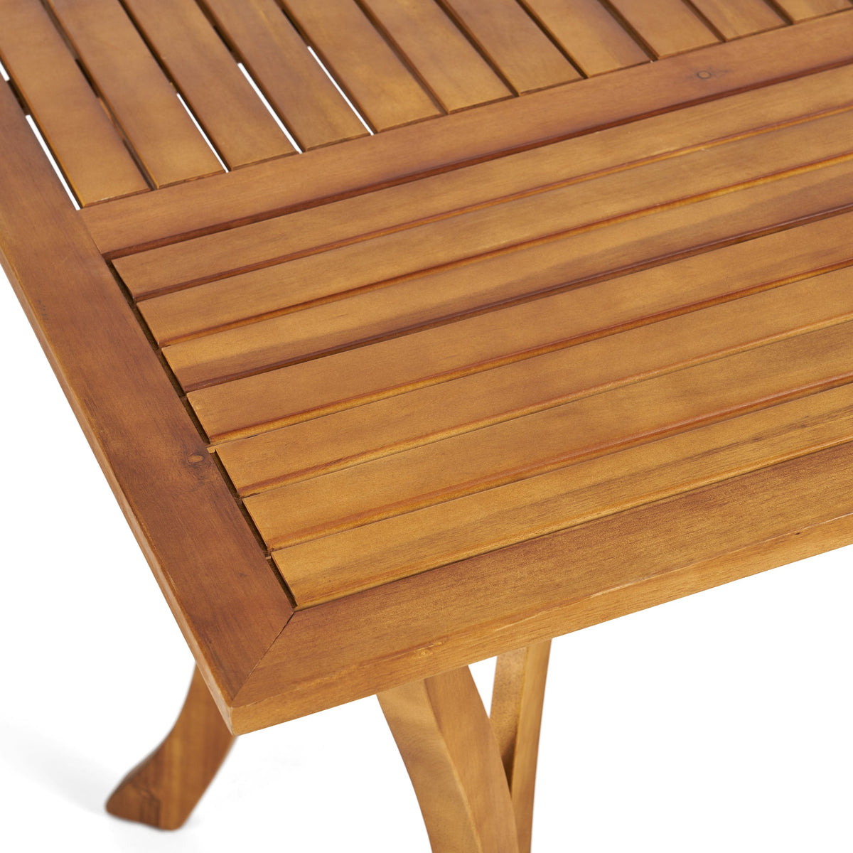 Outdoor 7 Piece Patio Rustic Acacia Wood Dining Set HouseOfZazla