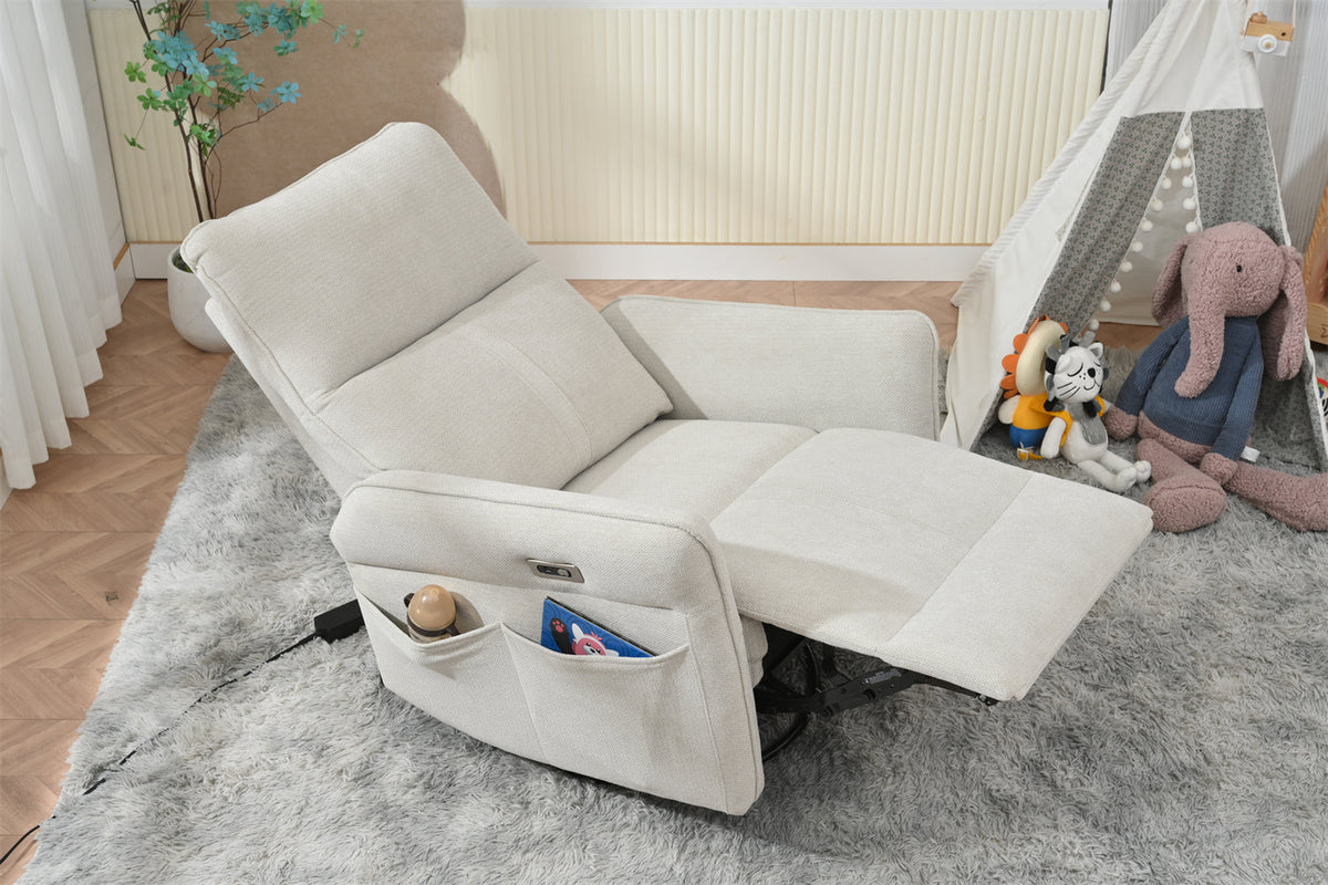 270° Power Swivel Rocker Recliner Chair for Adults HouseOfZazla
