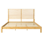 Premium Solid Wood King Size Bed Frame with Headboard