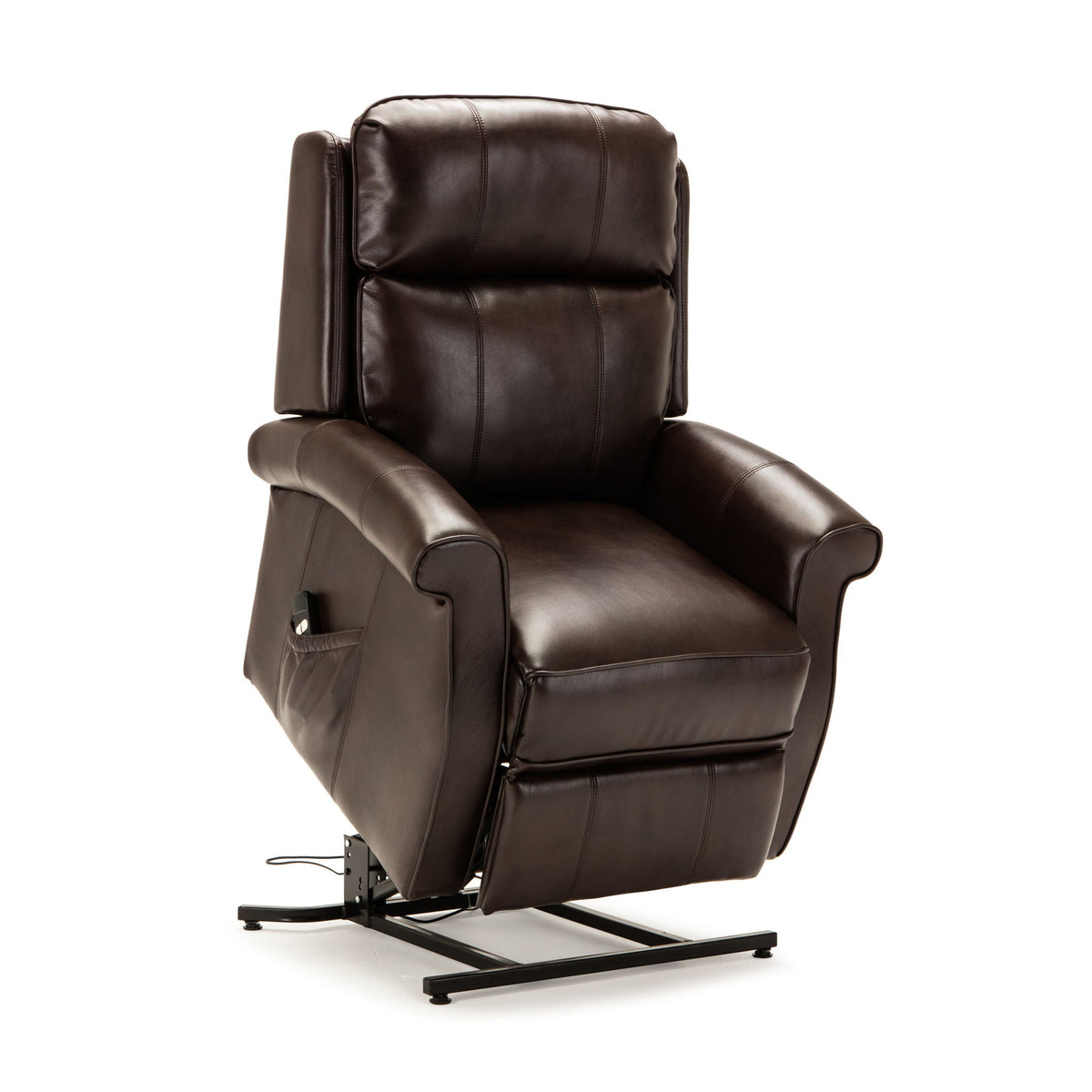 Electric Lift Chair with Recline Function - Blue, Red, or Dark Brown HouseOfZazla