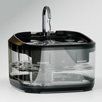 Large Capacity Fully Transparent Automatic Circulating Filtered Pet Water Fountain