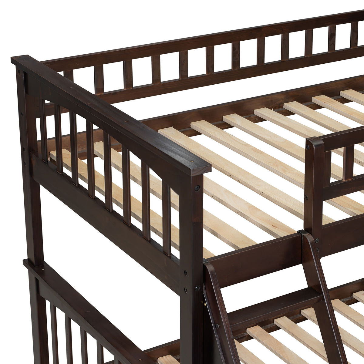 Convertible Storage Bunk Bed with Drawers - Twin Over Full HouseOfZazla