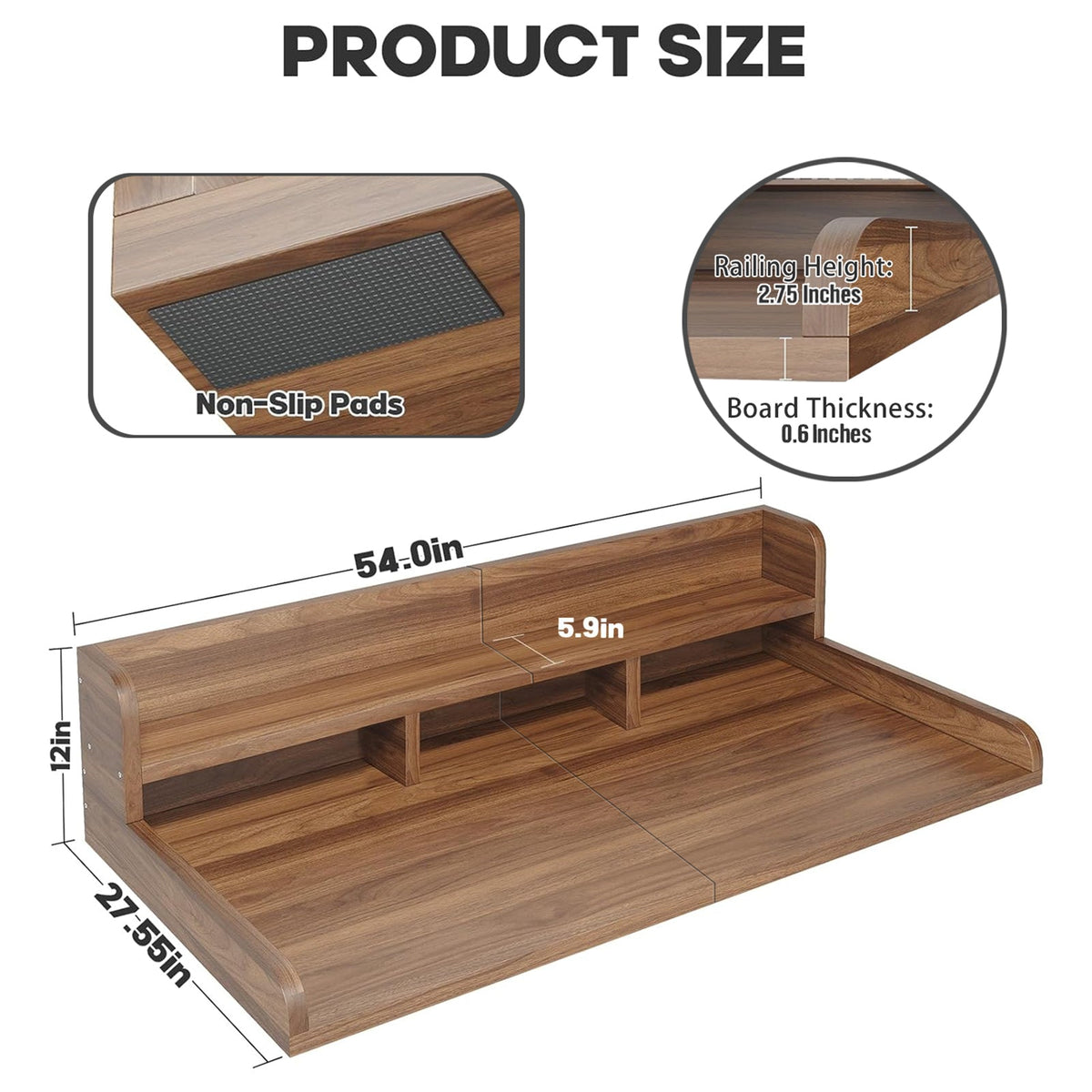 Washer Dryer Countertop with Non-Slip Pads HouseOfZazla