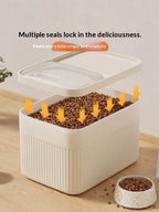 Cat Food Storage Sealed Pet Snacks Freeze-dried Storage Box