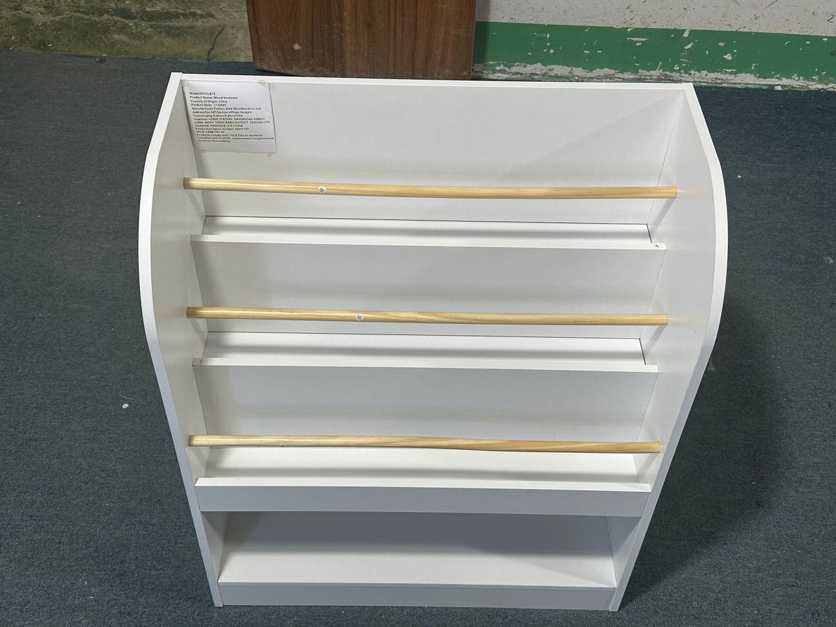 Kids Bookshelf with Open Storage - Multi-Tier Bookcase HouseOfZazla