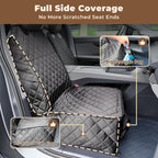 2 Pack Dog Car Seat Cover For Front Seat, Waterproof Car Seat Protector 900D Tear-resistant Front Seat Cover For Dogs, Full Side Flaps, Non-slip, Universal Fit For Cars Trucks SUVs, Easy To Clean