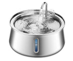 All Stainless Steel Pet Water Dispenser Round Runway Type Large Capacity Dogs And Cats Water Dispenser