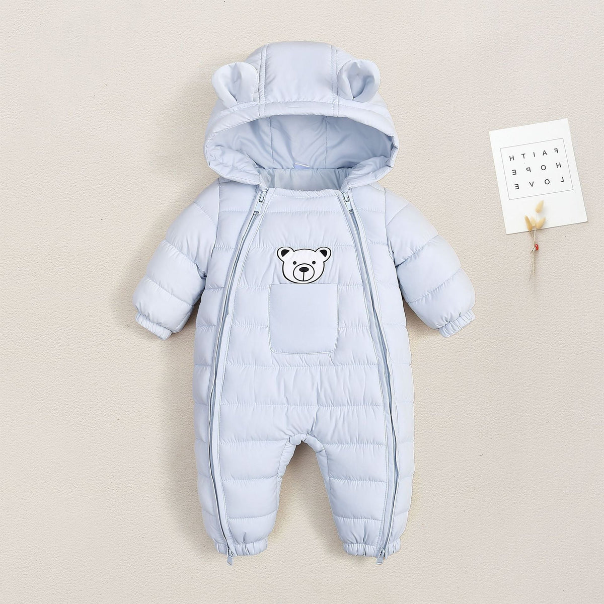 Outdoor One-piece Jumpsuit Set Cotton-padded Jacket