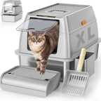 Removable-smell Stainless Steel Cat Litter Box
