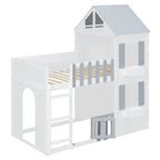 Twin Over Twin House Bunk Bed