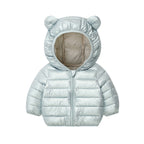 New Spring Autumn And Winter Solid-color Versatile Cotton Coat For Children