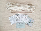 Macrame plant hanger DIY craft kit.