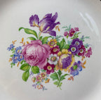 Vintage Dish Set. Leigh Wake by Leigh Potters. Set of 4 Placements: Dinner, Salad Plates, Soup, Salad Bowls, One Serving Dish & Teacups.