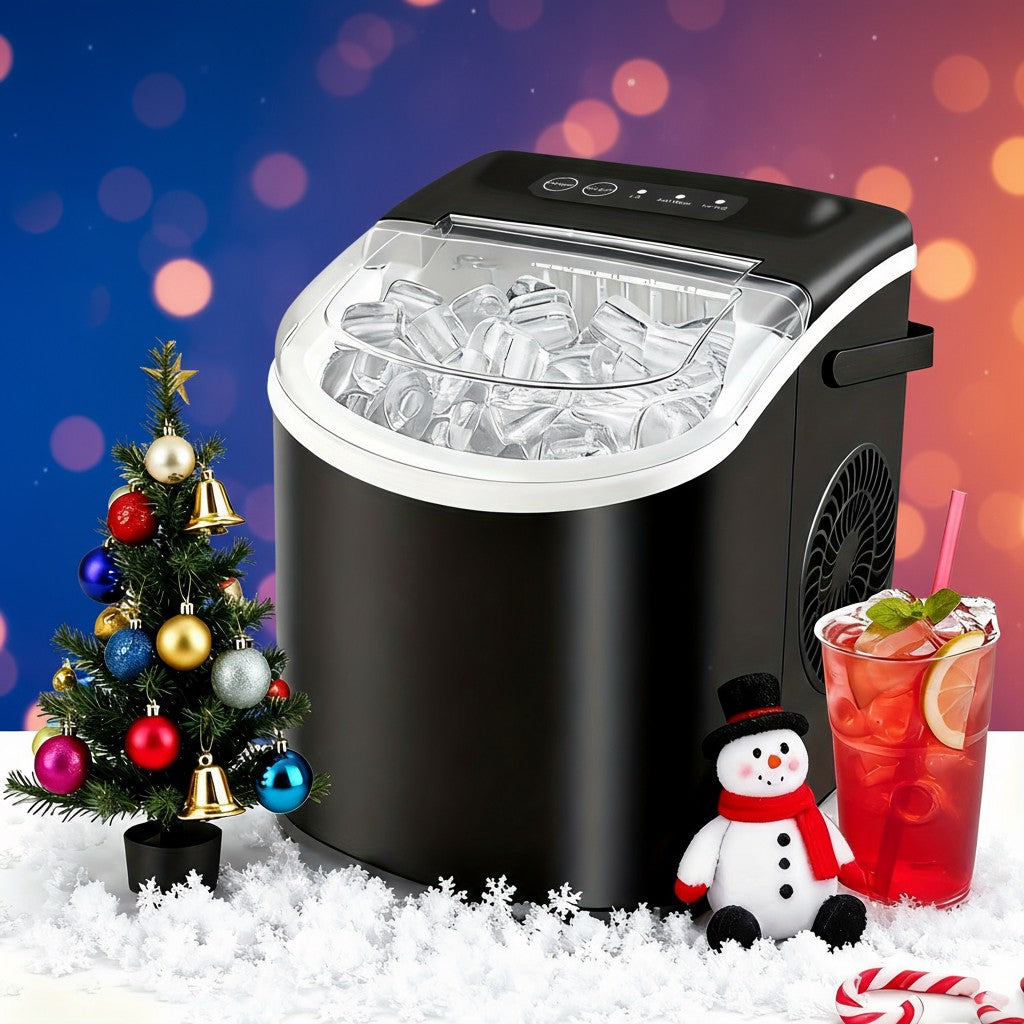 Portable Countertop Ice Maker Machine – Fast Ice Making, 2 Ice Sizes 2Dropme