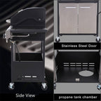 Large Outdoor 42K BTU BBQ Stainless Steel Propane Gas Grill With 4 Burners (SAK61283)
