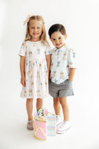 Boys Party Pups S/S Polo