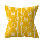 New Yellow Cushion Cases Modern Fashion Abstract Art Decorative Modern Pillow Covers Beautiful Pattern Square Pillow Case Sofa Car Couch Decorative Cover For Pillows 45x45CM
