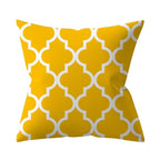 New Yellow Cushion Cases Modern Fashion Abstract Art Decorative Modern Pillow Covers Beautiful Pattern Square Pillow Case Sofa Car Couch Decorative Cover For Pillows 45x45CM
