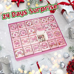 1008 Pc Pink Gnome Advent Calendar Puzzle 2025 24-Day Countdown