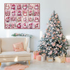 1008 Pc Pink Gnome Advent Calendar Puzzle 2025 24-Day Countdown