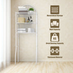 3-Tier Bathroom Rack Over-the-Toilet Storage Rack with 3 Shelves