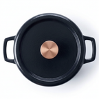 Enameled Cast Iron Round Dutch Oven, 5-Qt