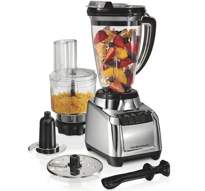 HAMILTON BEACH Kitchen System With Blender & Food Processor 700Watts 13" x 13.5" x 9.5" Grey 53520G PayWut