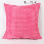 Soft Polyester Cushion Cover Corn Striped Pillow Cozy Throw Pillow Covers Cases for Couch Bed Sofa Ultra Soft Striped Cover Nordic Home Decor Throw Pillow Case Car Living Room Autumn Decoration
