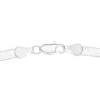 Sterling Silver 925 Herringbone Necklace 18 Inch Chain
