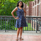 Adult Twin Prime Numbers Sleeveless Dress with Pockets