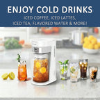 Wirsh Iced Coffee Maker, Iced Tea Maker with 85 Ounce Pitcher, Strength Control and Reusable Filter