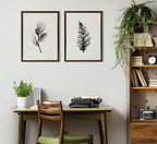 Sylvie Vintage Botanical 3 and 4 Framed Canvas Set by Teju Reval of SnazzyHues
